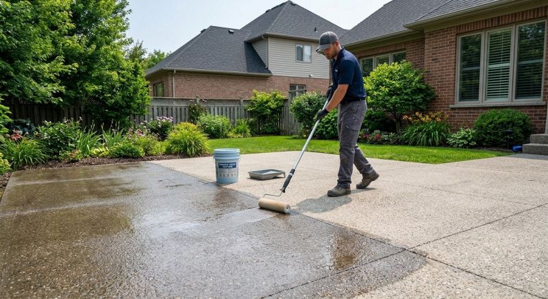 Concrete Patio Sealing in Renton, WA