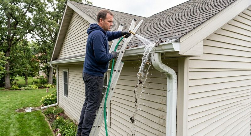 Gutter Downspout Unclogging in Arvada, CO